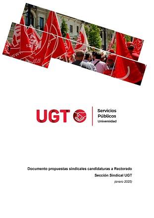 Propuestas de UGT para las candidaturas a Rectorado